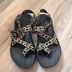 Cheetah Print Sandals